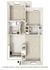 Modern 3D floor plan with two spacious bedrooms, a sleek kitchen, two bathrooms, and open living areas, ideal for stylish urban living.
