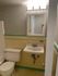 Bathroom in apartment at Lucca Apartments, Denver CO
