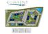Vibrant site map of The Current @ 37 showcasing apartment buildings, lush green spaces including a large dog park, and convenient amenities like a pool and leasing office.
