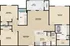 Elegant floor plan showcasing 3 bedrooms, spacious living room, modern kitchen, dining area, and a cozy patio with storage.