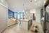 Furnished kitchen with large island