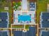 Aerial view of commuity and pool