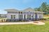 Beautiful suburban residential building with modern architecture and landscaped garden.