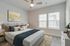Virtually staged bedroom