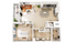 Ellison at The Exchange - Apartment Floor Plan