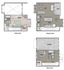 Chic multi-level floor plan featuring a spacious garage, cozy bedrooms on first and third floors, and open living area with modern kitchen on the second floor.