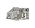 Modern 3D apartment floor plan showcasing 2 bedrooms, stylish open kitchen, cozy living area, and spacious balcony.