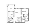 Inviting 2D floor plan showcasing 2 bedrooms, bright living room, modern kitchen, and a spacious deck.