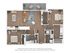 Elegant 2D floor plan featuring 2 bedrooms, a cozy living room, modern kitchen, and spacious balcony.