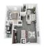 Modern 3D floor plan showcasing a cozy 1-bedroom apartment with an inviting living area, sleek kitchen, and elegant bathroom.