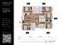 Modern floor plan for Unit 104-D featuring 5 private bedrooms, each with its own bathroom, a spacious shared living area, and a fully equipped kitchen, covering 1,376 sq ft.