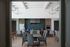 Clubroom with tables and chairs