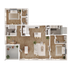 two bedroom two bath apartment