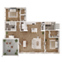two bedroom two bath apartment