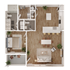one bedroom one and half bath
