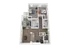 2 Bedroom 2 Bathroom Floorplan
