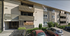 Charming exterior view of The Edge North Apartments featuring modern balconies and lush greenery, complemented by a well-maintained parking area.