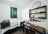 Bright and inviting student room with cozy bedding, study desk, and stylish wall shelves featuring Utah Valley University decor.