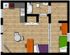 2D Floor Plan - Studio