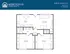 Chic White Brick 2X1 floor plan by Monticello Apartments featuring 2 spacious bedrooms, an inviting living room, and a modern kitchen. Total area of 648 sq ft with 7'7" ceilings.