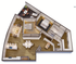 Fleur 3D Floor Plan