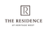 Elegant logo for The Residence at Heritage West, featuring a stylized 'R' with a modern and sophisticated design.