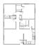Modern floor plan showcasing 2 bedrooms, a well-appointed kitchen, and a comfortable living area.