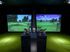 Luxury apartment featuring a state-of-the-art indoor golf simulator with vibrant greens and cutting-edge technology, perfect for golfers.