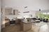 John Purdue Block - Modern open-plan kitchen and living area with sleek wooden cabinetry, stylish island, and cozy seating, illuminated by ample natural light through large windows.