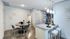 Chic apartment space with a modern kitchen breakfast bar and elegant dining area.