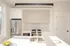 Elegant kitchen filled with natural light, featuring sleek stainless steel appliances, bright cabinetry, and a modern faucet on a spacious marble countertop, designed for a contemporary lifestyle.