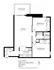 Detailed floor plan of The Alpine unit #602 featuring 2 bedrooms, a spacious living room, and a balcony, covering 930 sq ft.