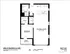 Contemporary floor plan for Unit 201 featuring 1 bedroom, spacious kitchen and living area, and a deck, totaling 783 sq ft at 4806 N Magnolia Ave.