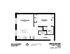 Chic urban floor plan featuring 1 bedroom and 1.5 baths with open living and kitchen area, located in vibrant Chicago, spacious layout at 749 sq ft.