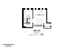 Elegant floor plan for Unit 101 featuring 1 bedroom, a modern kitchen, spacious living area, and convenient walk-in closet.