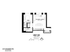 Chic Unit 301 floor plan featuring 1 bedroom, 1 bath, and a spacious kitchen/living area, ideal for modern living.