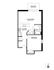 Chic Unit D floor plan featuring a spacious bedroom, modern kitchen, inviting living room, sleek bathroom, and cozy balcony.