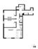 Modern floor plan showcasing two bedrooms, a spacious living room, and a sleek kitchen in Unit H5, ideal for stylish living.
