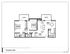 Modern floor plan 202 featuring 2 bedrooms, spacious living room, dining room, and kitchen, with two balconies for enhanced living space.