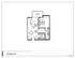 Chic floor plan showcasing a spacious layout with 1 bedroom, inviting living room, dining area, modern kitchen, and a relaxing balcony.