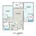 Sophisticated floor plan featuring 2 bedrooms, a great room, and modern kitchen.