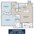 Franklin Square Phase 2, 2 Bedroom With 2 Bathroom