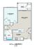 Efficient 1-bedroom floor plan featuring a master bedroom, spacious great room, and a sleek kitchen layout.