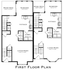 Dew Drop 3 Bed First Floor Plan