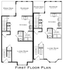 Dew Drop 3 Bedroom First Floor Plan