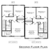 Heights Ave 3 Bed 2.5 Bath Second Floor Plan