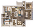 Maplewood 2 Bedroom 2 Bath With Den