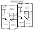 East Walnut Street, 3 Bedroom, Third Floor Plan