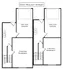 East Walnut Street, 3 Bedroom, First Floor Plan