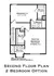Elegant second-floor layout featuring a spacious master suite and an additional bedroom, both with walk-in closets and private baths.